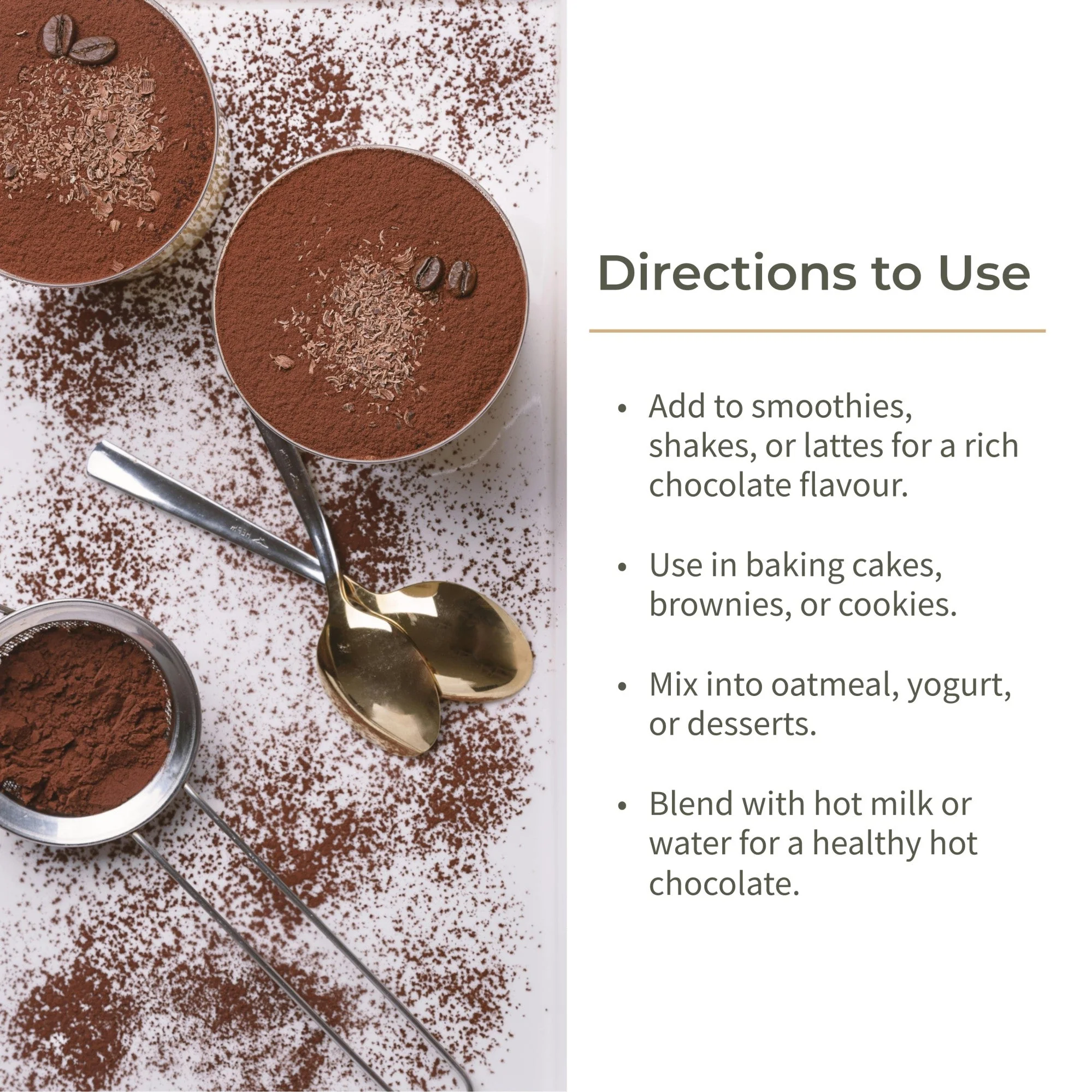Cacao Powder | Rich in Antioxidants | Natural Energy Support | 150g - Image 4