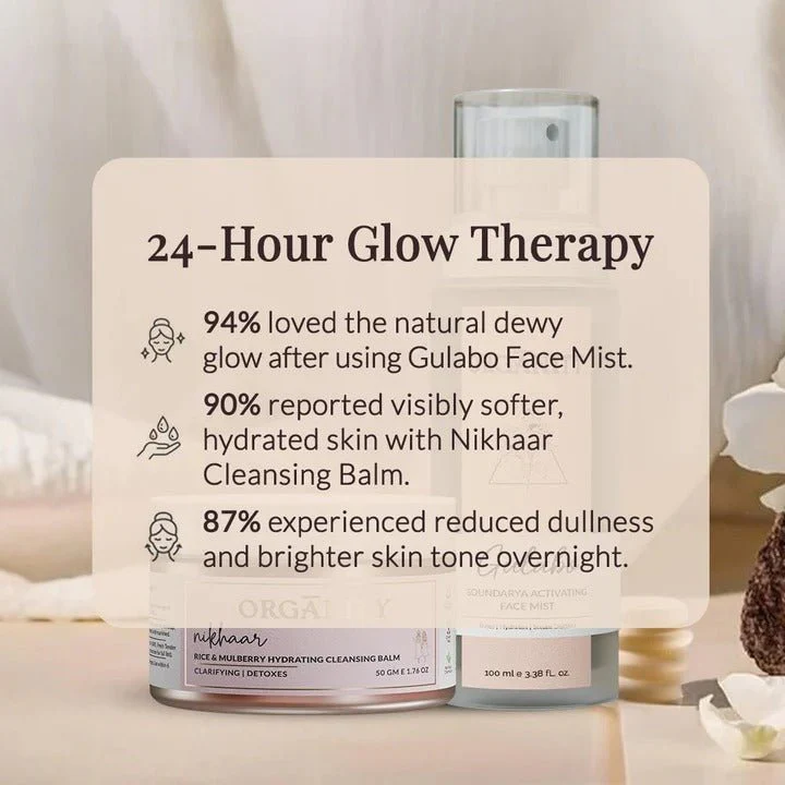 Calm & Glow Skincare Set with Cleansing Balm & Face Mist - Image 4