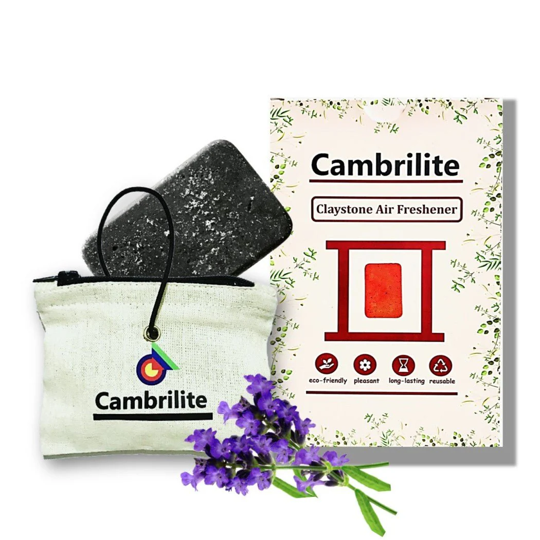 Cambrilite Camphor Claystone Car Freshener Sachet | Grey | Pack of 1 - Image 13