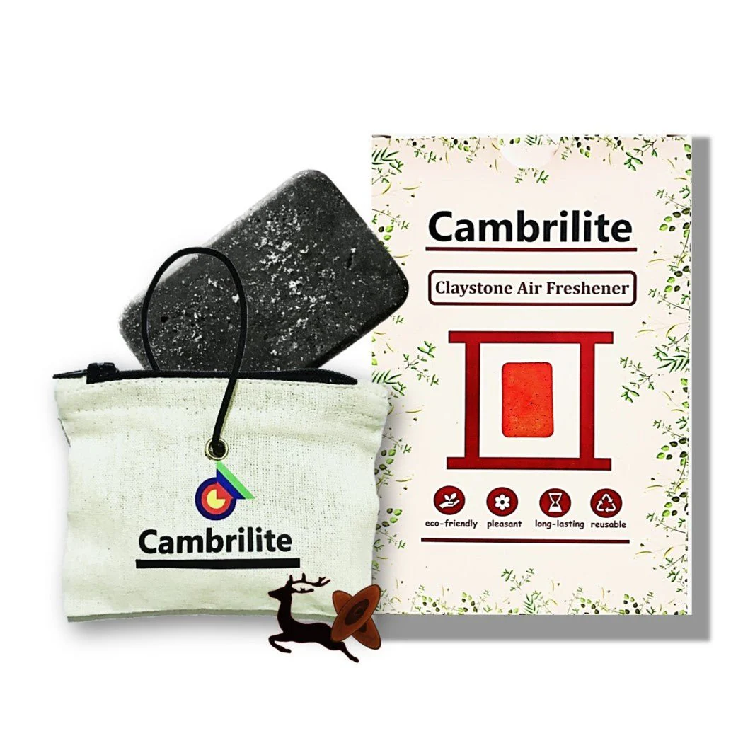 Cambrilite Camphor Claystone Car Freshener Sachet | Grey | Pack of 1 - Image 15