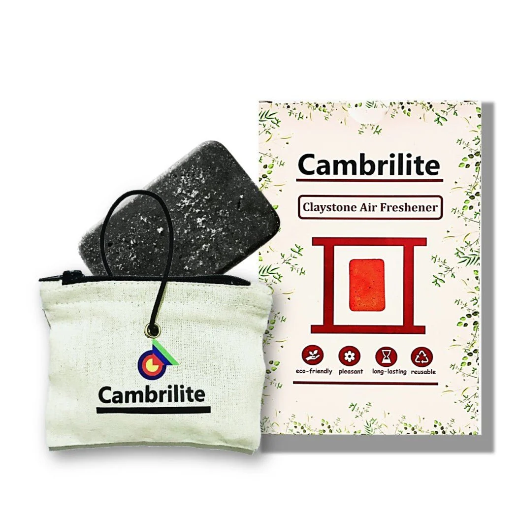 Cambrilite Camphor Claystone Car Freshener Sachet | Grey | Pack of 1 - Image 9