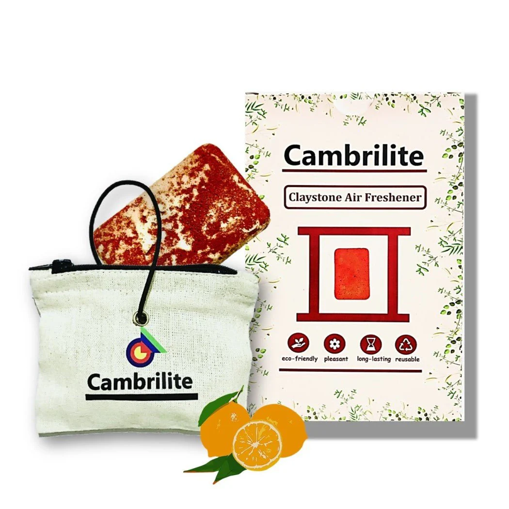 Cambrilite Camphor Claystone Car Freshener Sachet | Red | Pack of 1 - Image 10