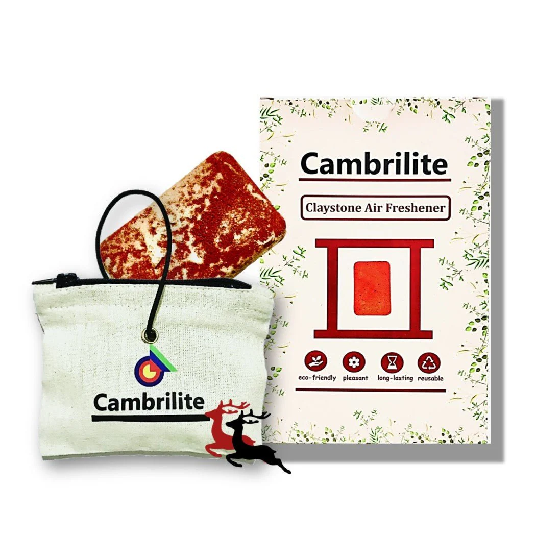 Cambrilite Camphor Claystone Car Freshener Sachet | Red | Pack of 1 - Image 11