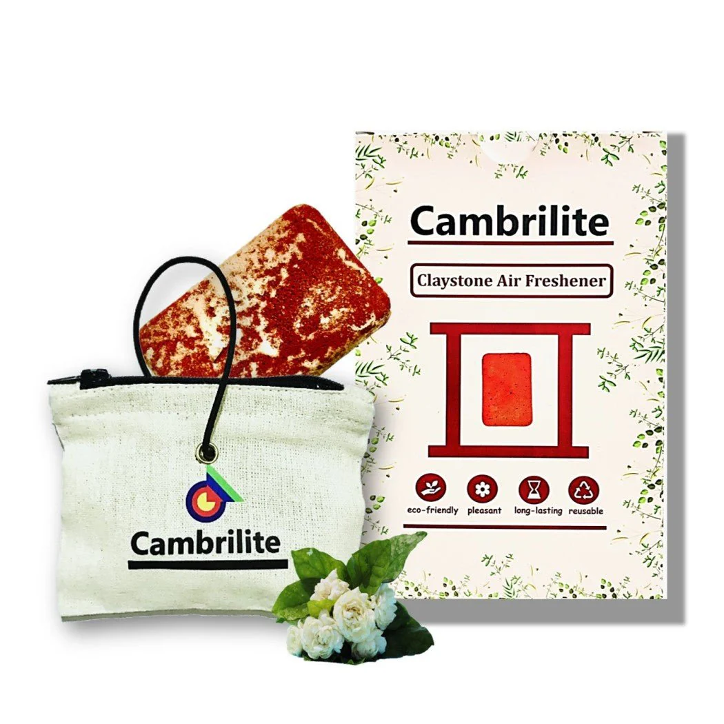 Cambrilite Camphor Claystone Car Freshener Sachet | Red | Pack of 1 - Image 12