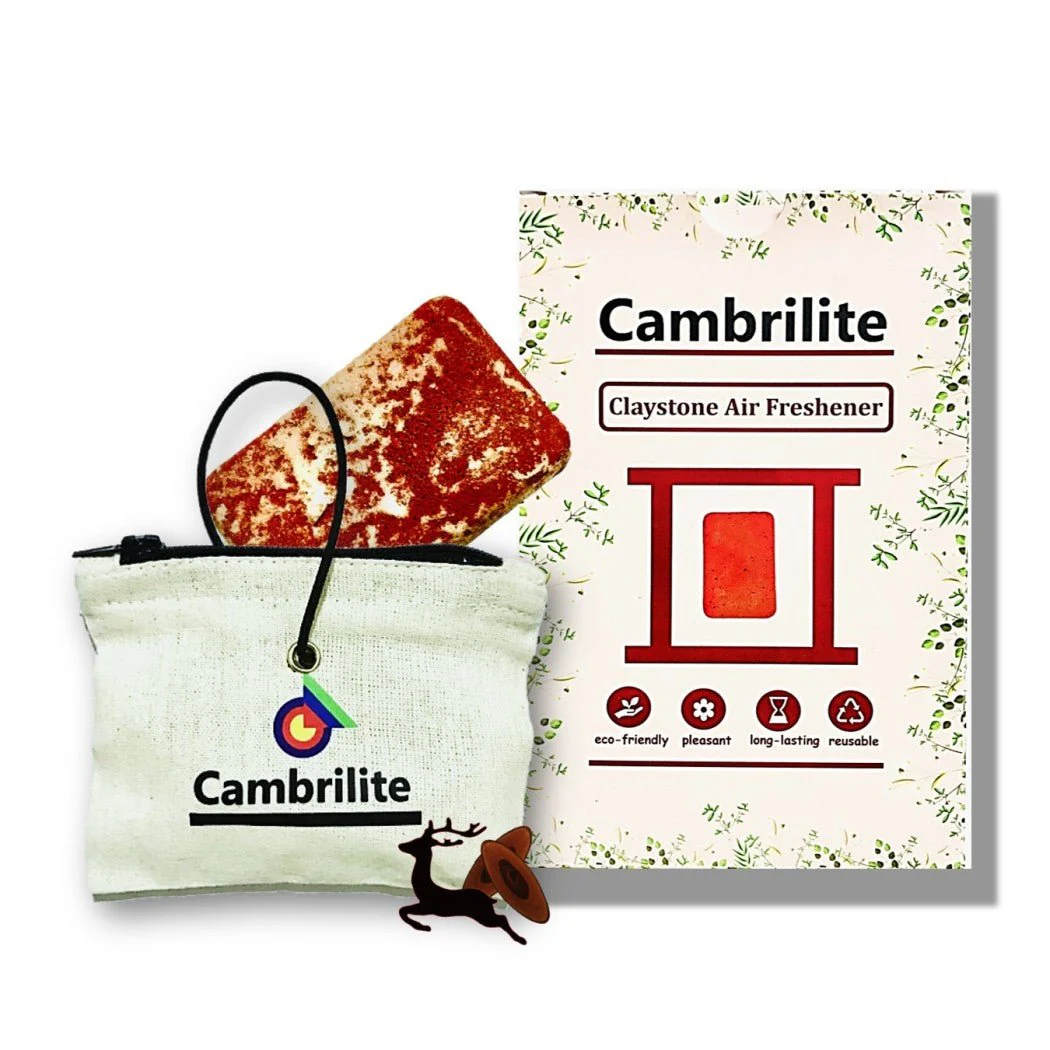 Cambrilite Camphor Claystone Car Freshener Sachet | Red | Pack of 1 - Image 15