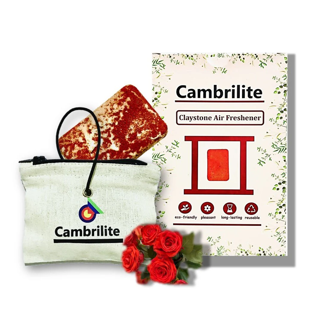 Cambrilite Camphor Claystone Car Freshener Sachet | Red | Pack of 1 - Image 18