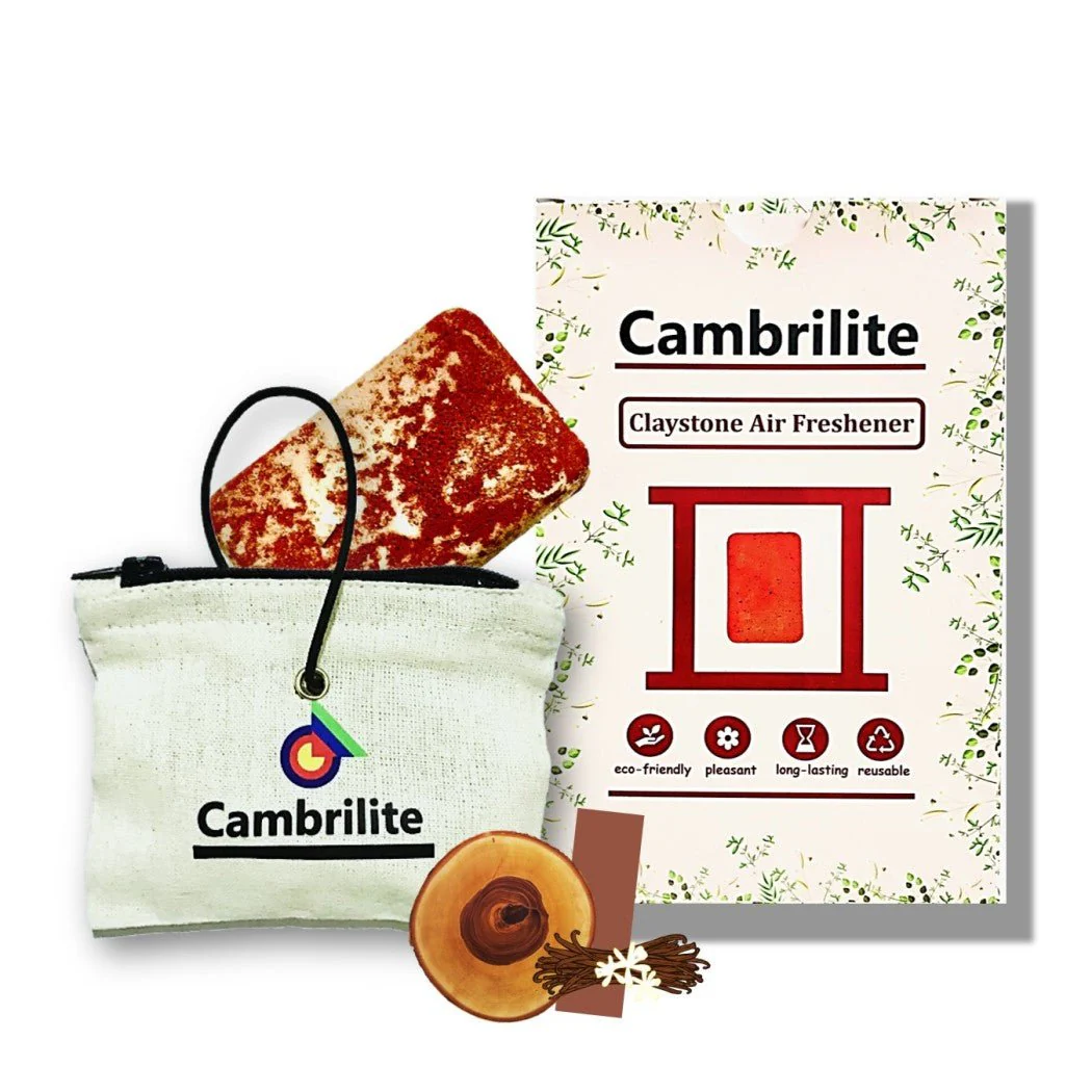 Cambrilite Camphor Claystone Car Freshener Sachet | Red | Pack of 1 - Image 19