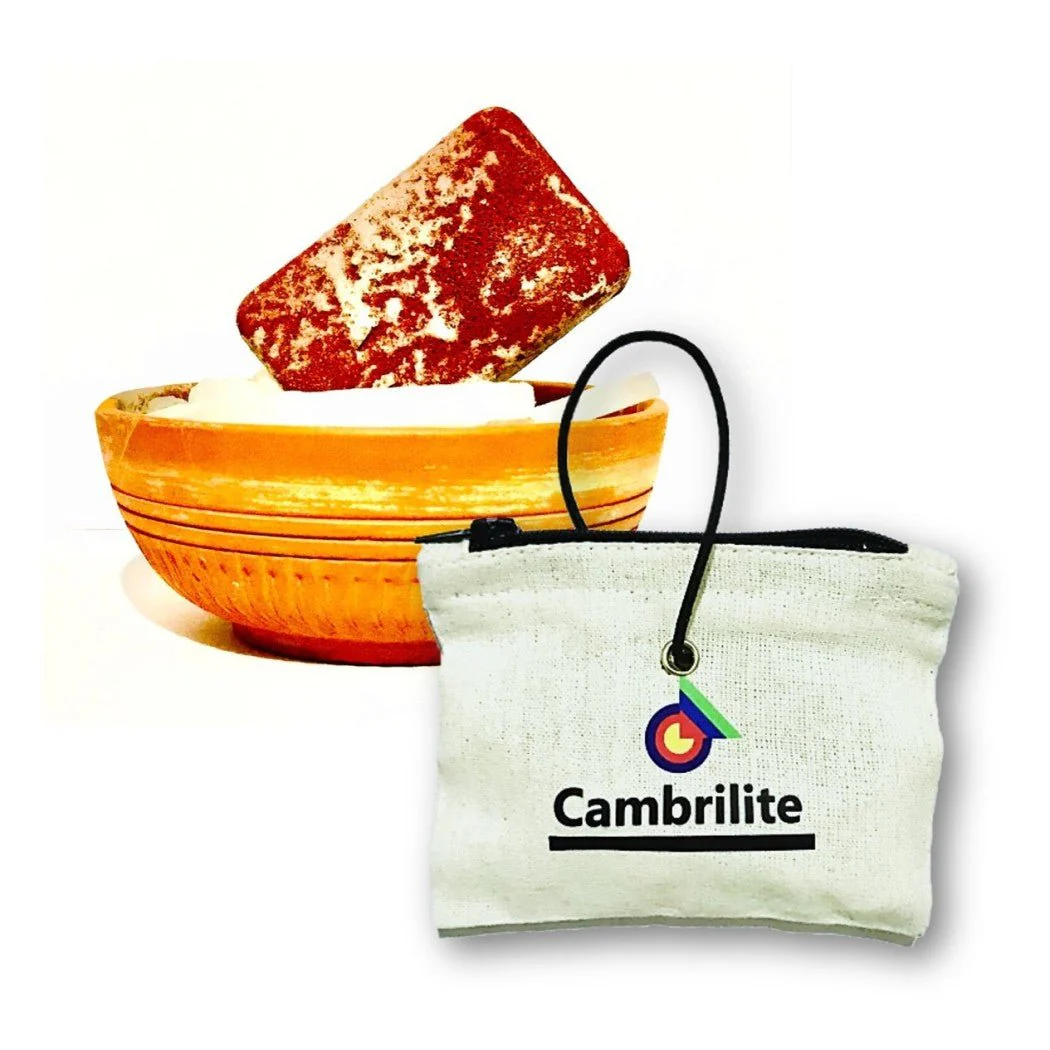 Cambrilite Camphor Claystone Car Freshener Sachet | Red | Pack of 1 - Image 3