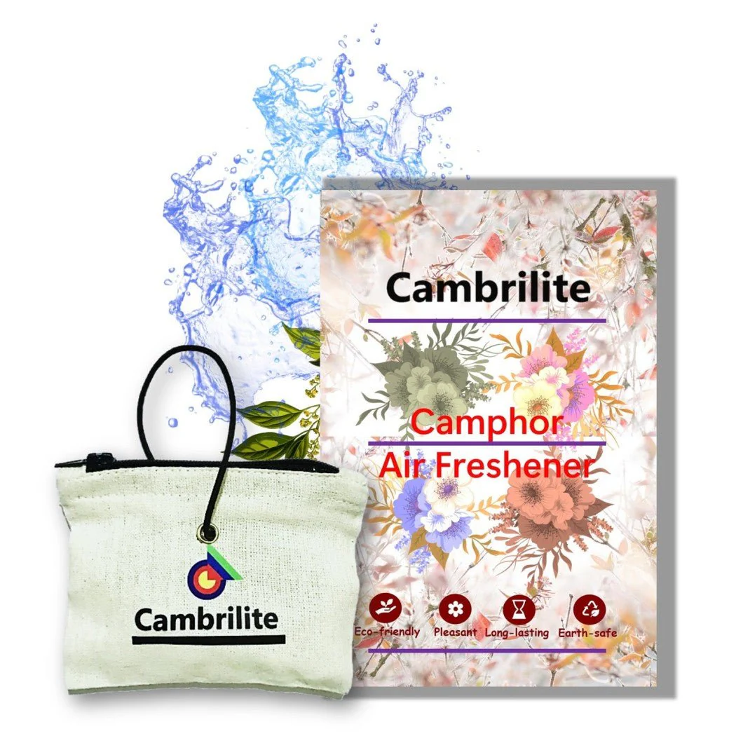 Cambrilite Camphor Hanging Pouch | Natural Air Freshener for Car - Image 11