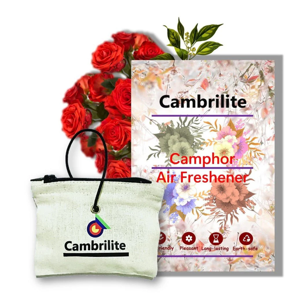 Cambrilite Camphor Hanging Pouch | Natural Air Freshener for Car - Image 12