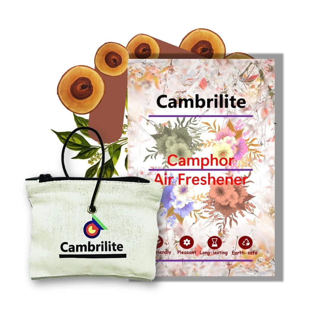 Cambrilite Camphor Hanging Pouch | Natural Air Freshener for Car - Image 13