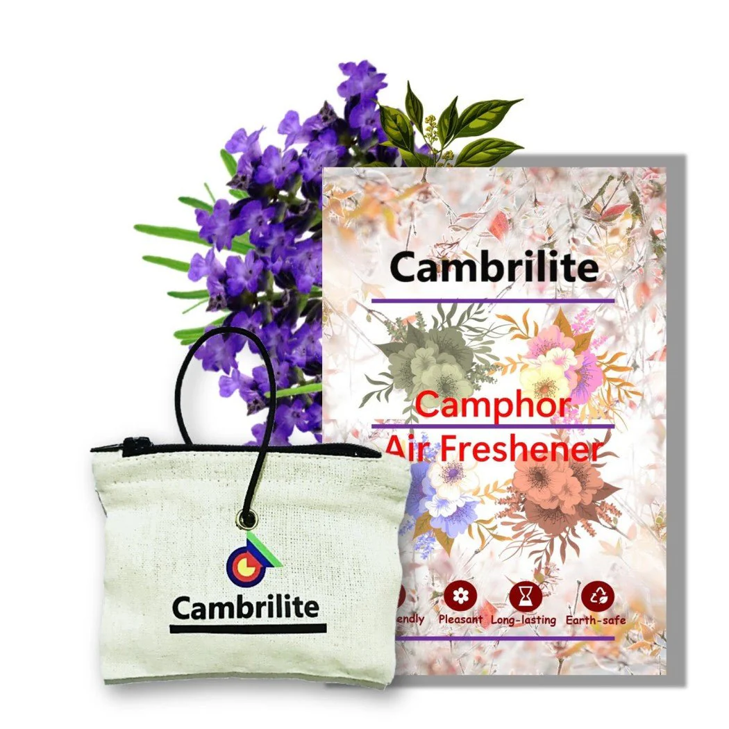 Cambrilite Camphor Hanging Pouch | Natural Air Freshener for Car - Image 9