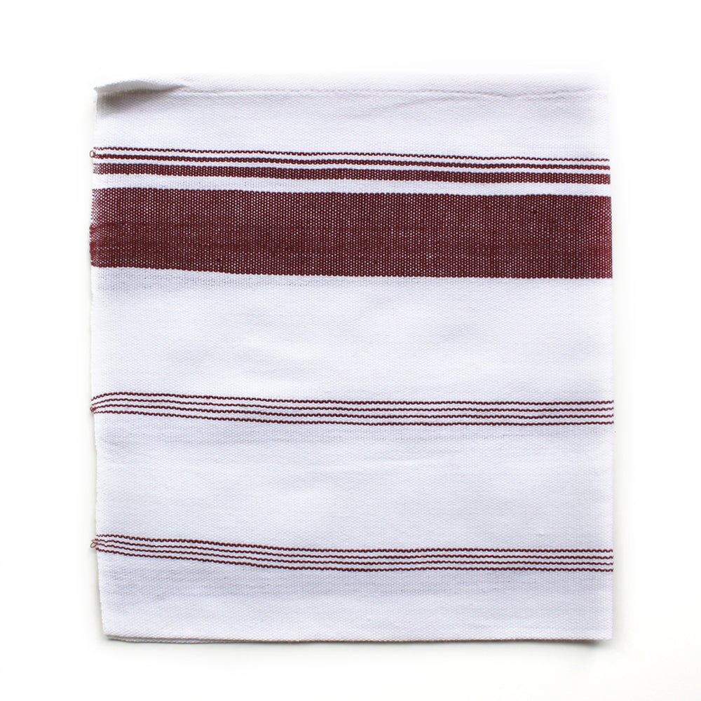 Handwoven Cotton Candy Stripe Kitchen Towel - Image 3