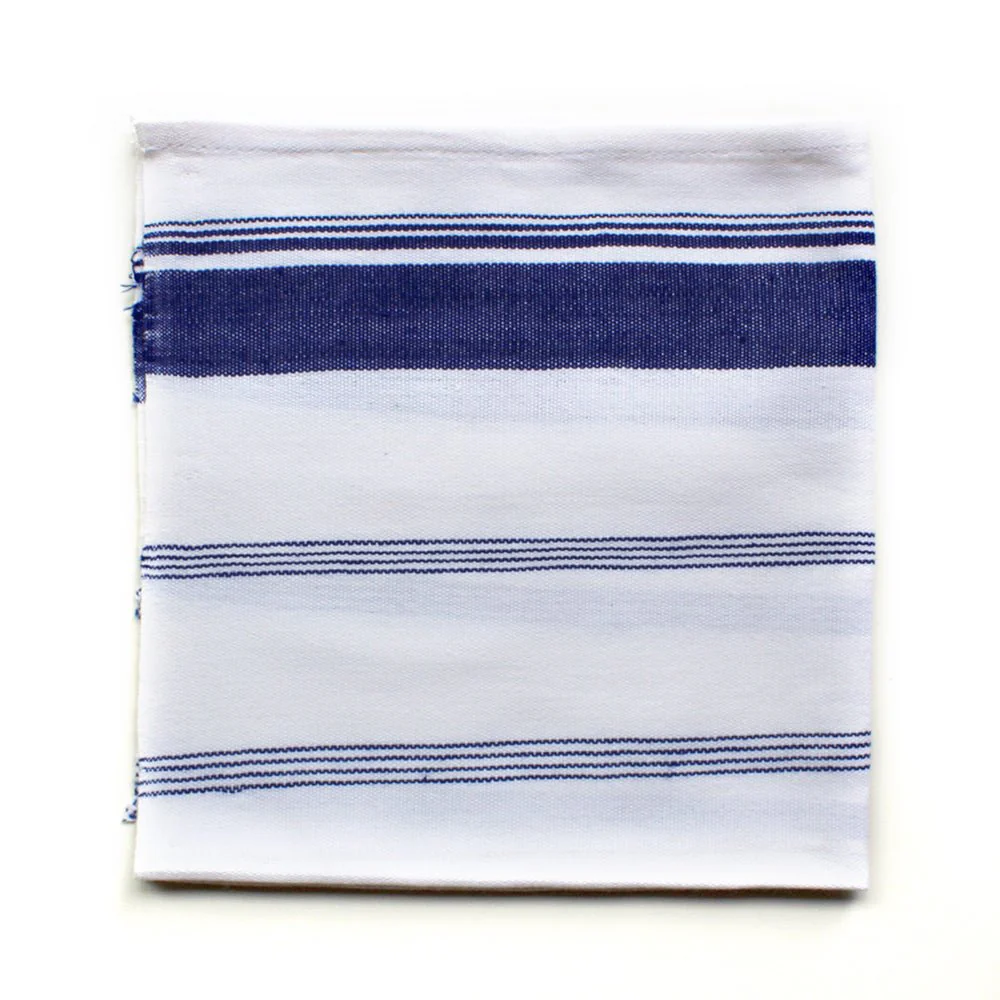 Handwoven Cotton Candy Stripe Kitchen Towel - Image 4