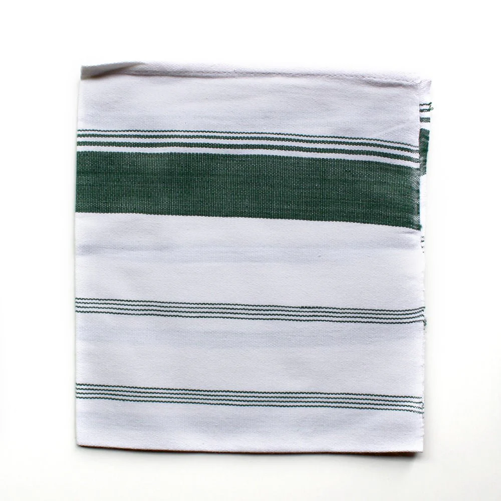 Handwoven Cotton Candy Stripe Kitchen Towel - Image 5
