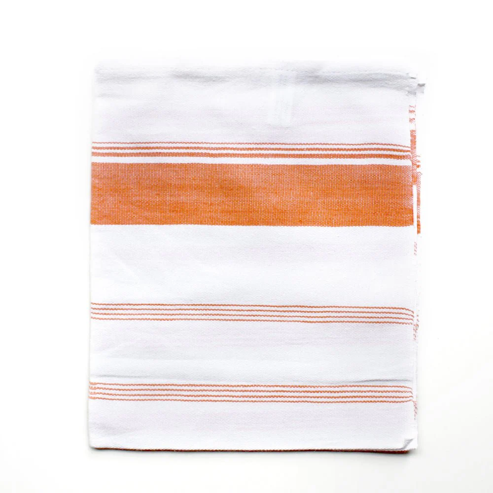 Handwoven Cotton Candy Stripe Kitchen Towel - Image 7