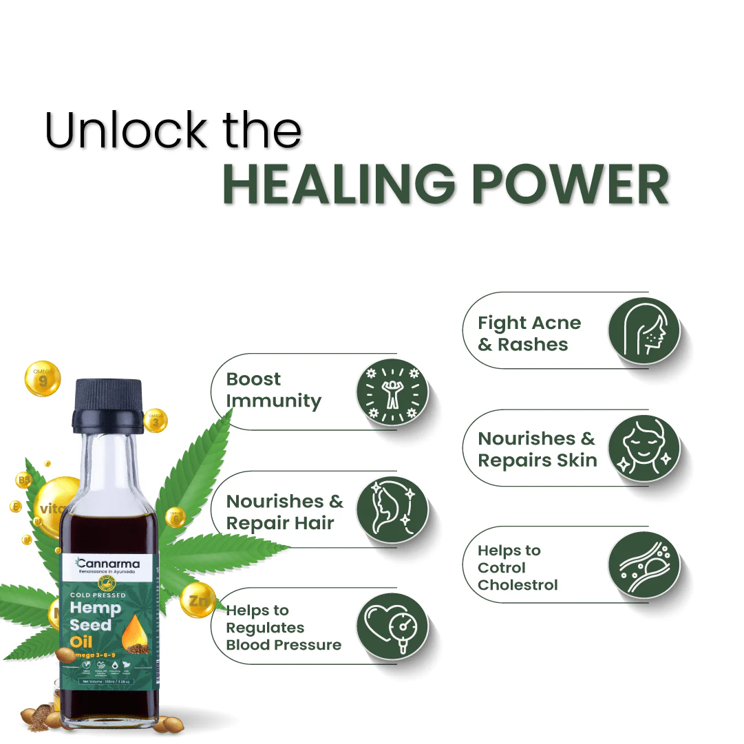 Hemp Seed Oil 100ml | Cold-Pressed Skin & Hair Nourishment - Image 3