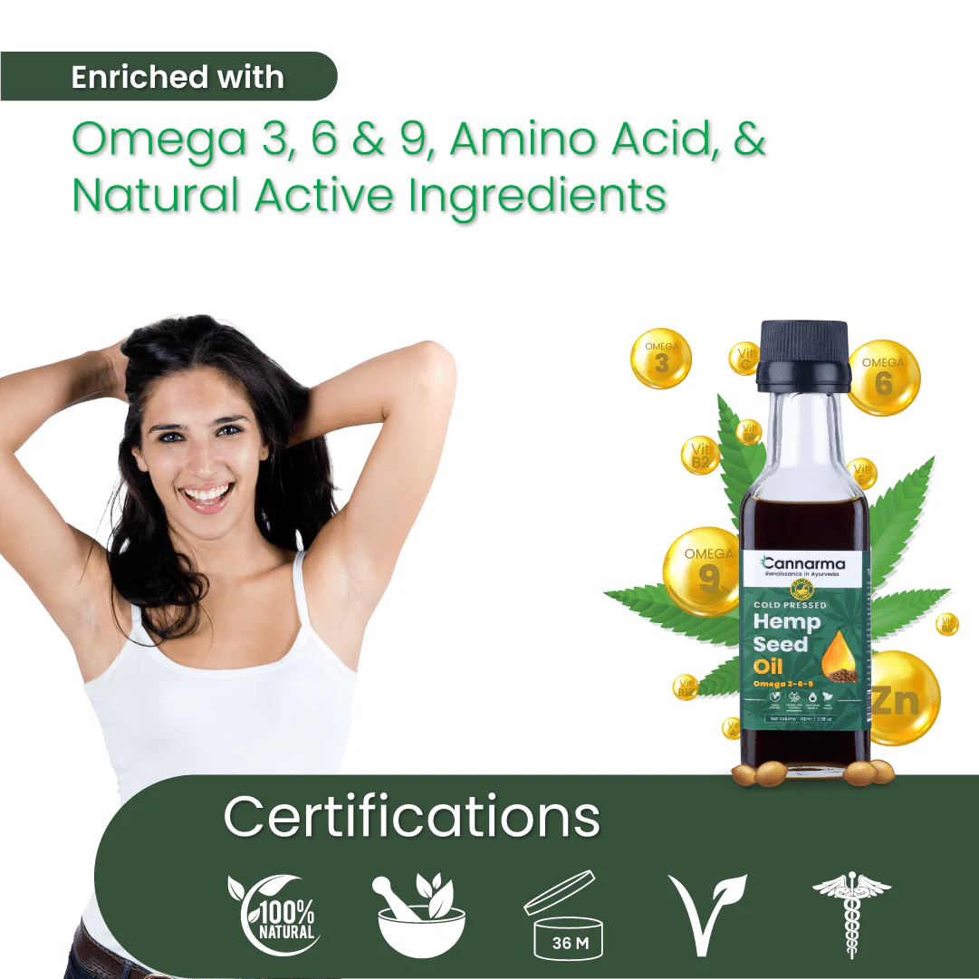 Hemp Seed Oil 100ml | Cold-Pressed Skin & Hair Nourishment - Image 5