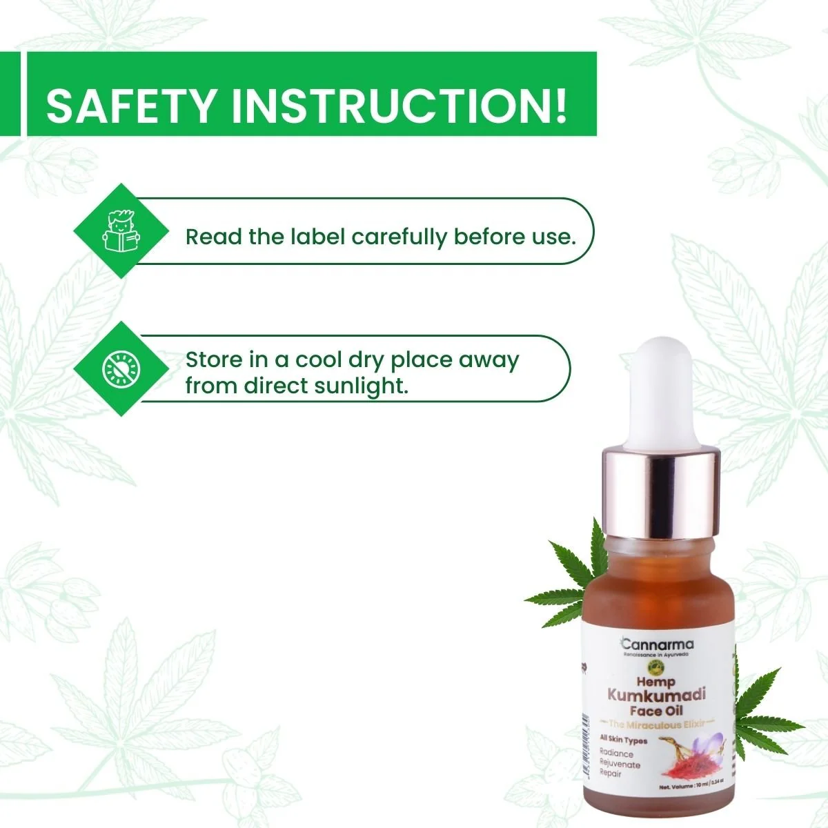 Kumkumadi Face Oil – Ayurvedic Glow & Skin Brightening Oil - Image 3