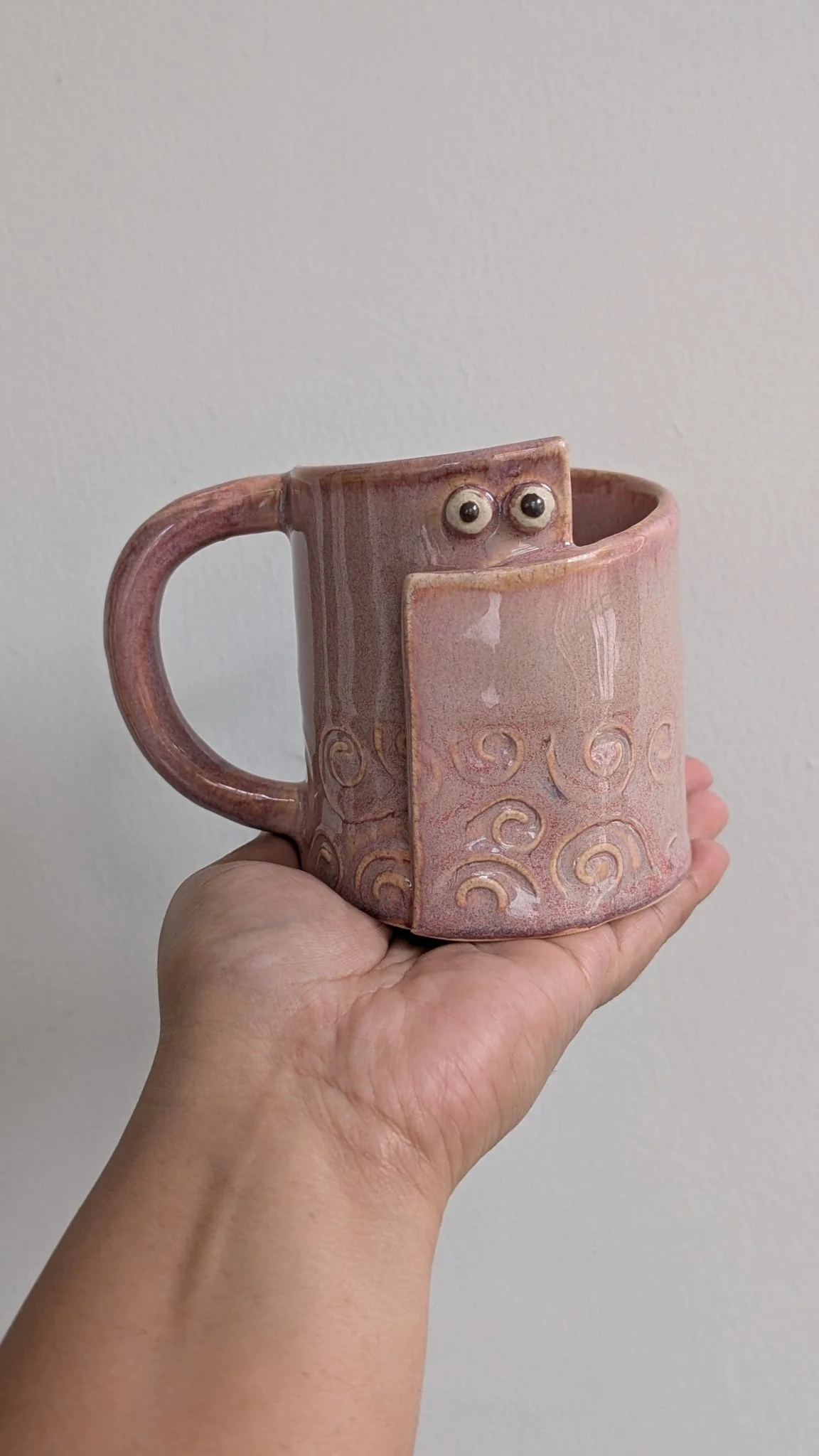 Ceramic Cup – Peek a Boo | Cute Handcrafted Ceramic Mug - Image 3