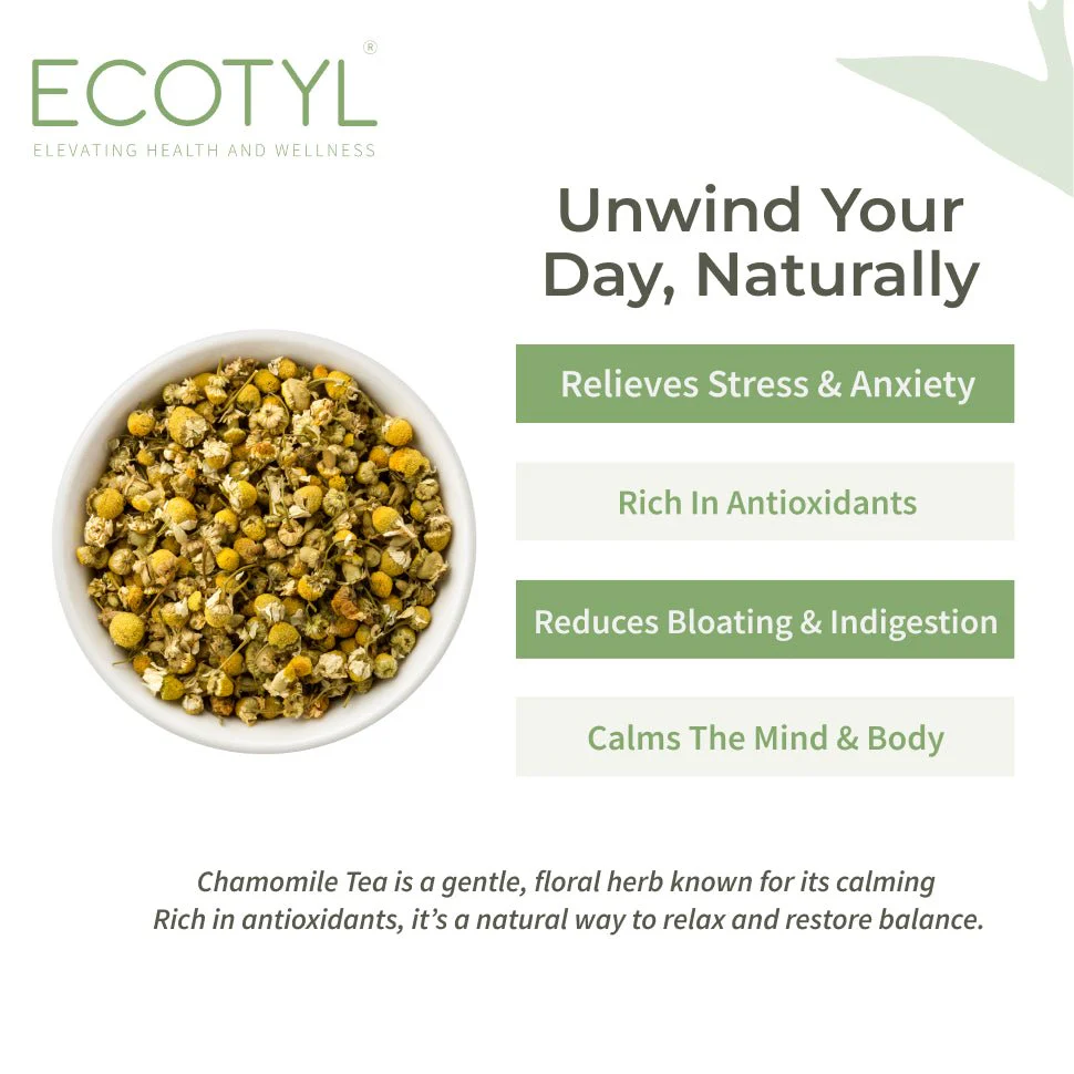 Chamomile Tea | Calming Herbal Tea | Supports Sleep & Relaxation | 25g - Image 2