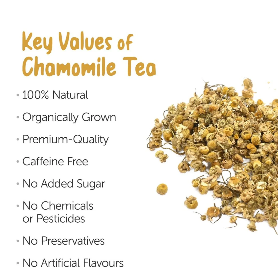 Chamomile Tea- Organic & Naturally Shade Dried Flowers-25g - Image 4