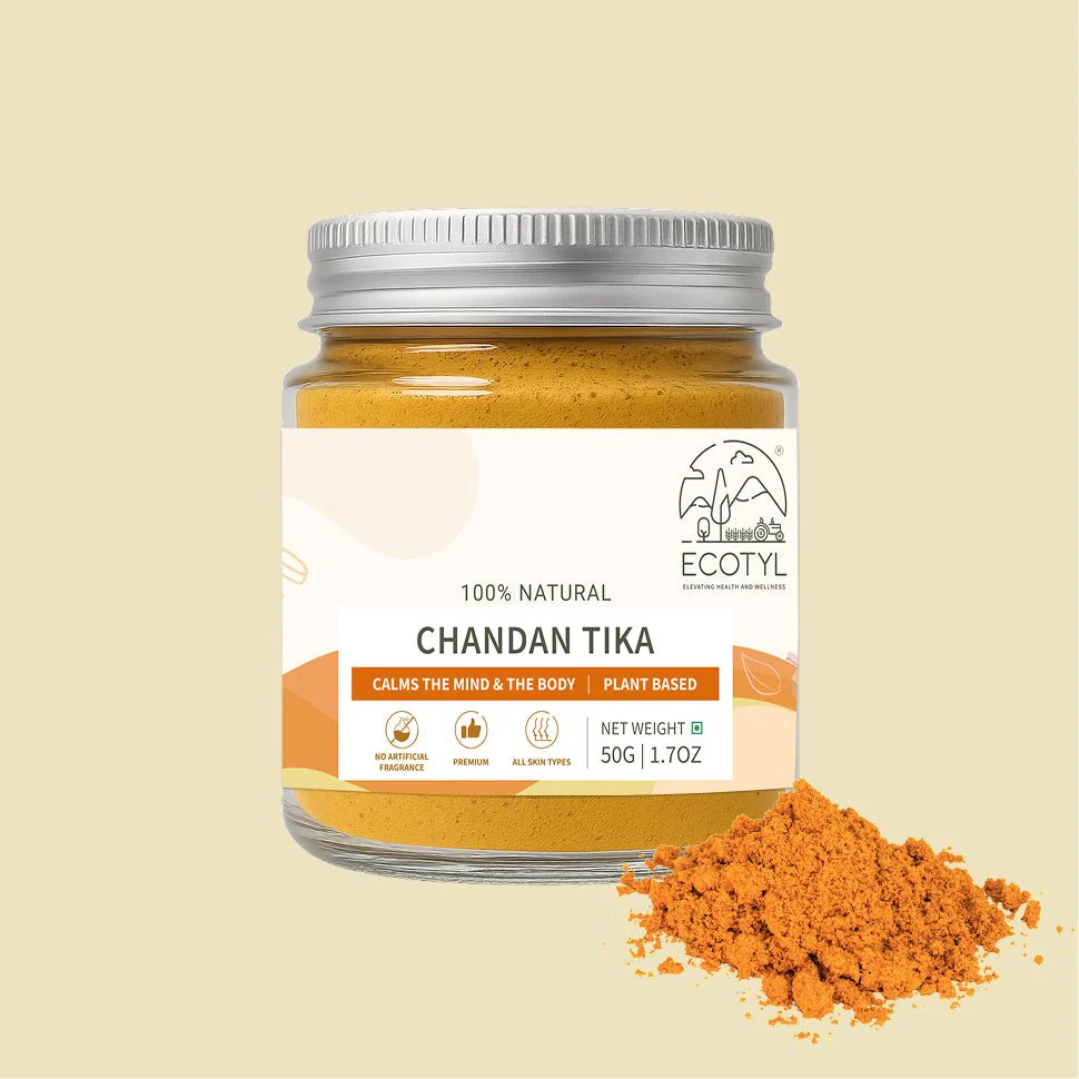 Chandan Teeka | Natural Sandalwood Teeka | Puja & Meditation | 50g