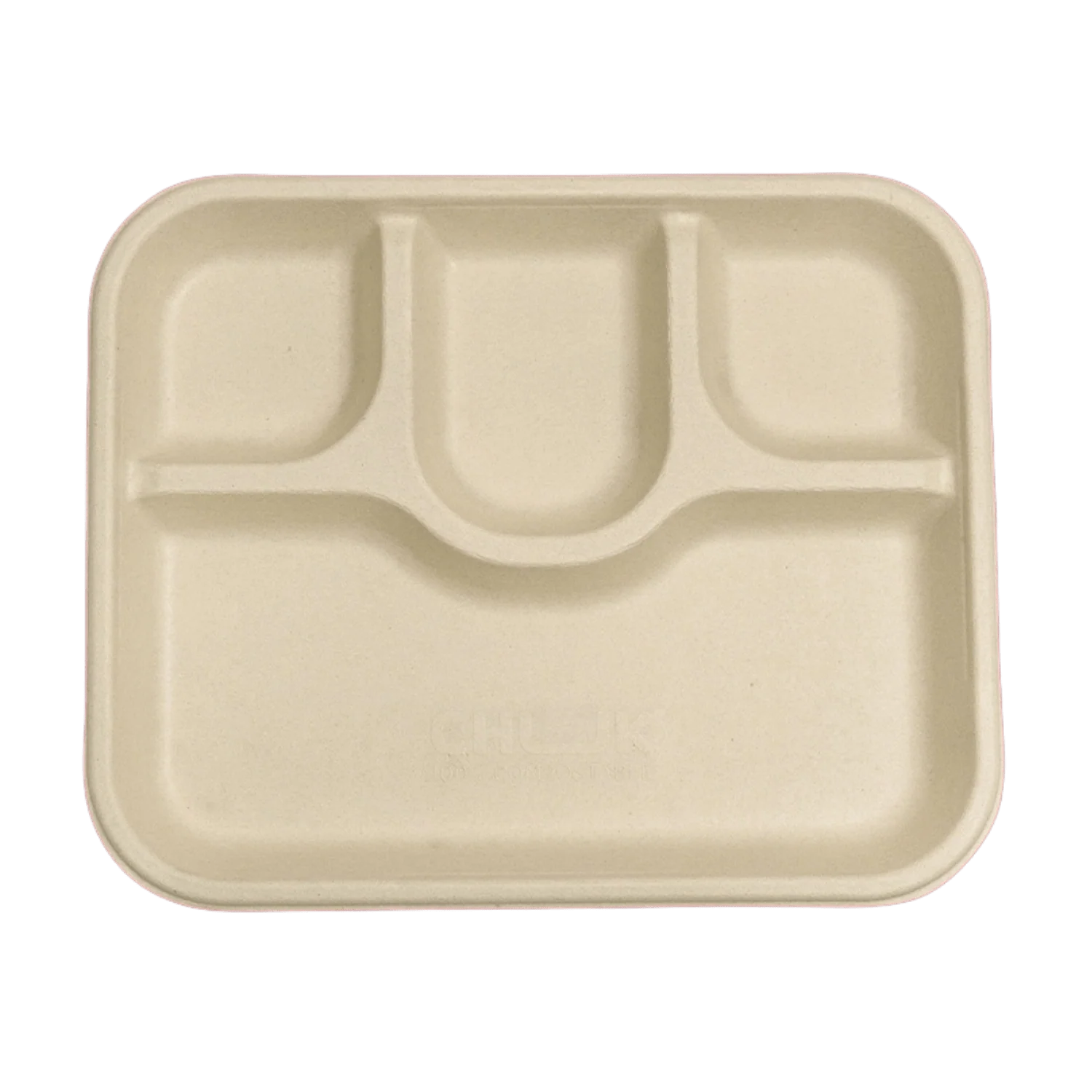 Multi-Compartment Disposable Chausar Meal Tray | Pack of 25 - Image 2