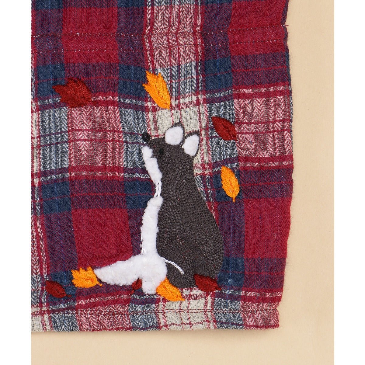 Checkered Foxy Reversible Cotton Shirt for Boys - Image 5