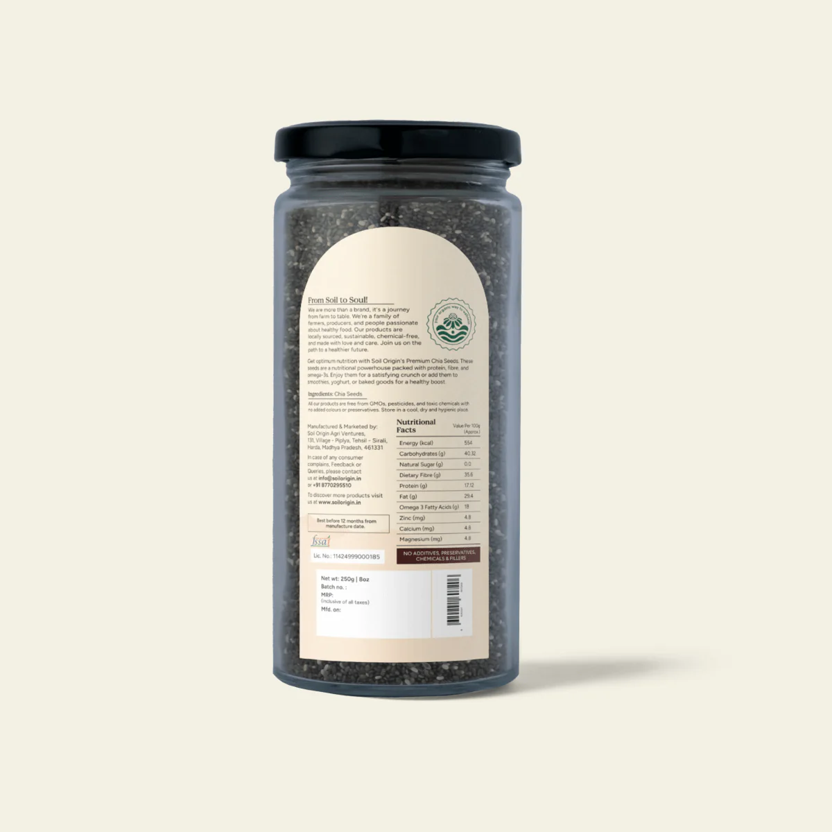 Chia Seeds | Omega-3 & Protein-Rich | 250g - Image 2
