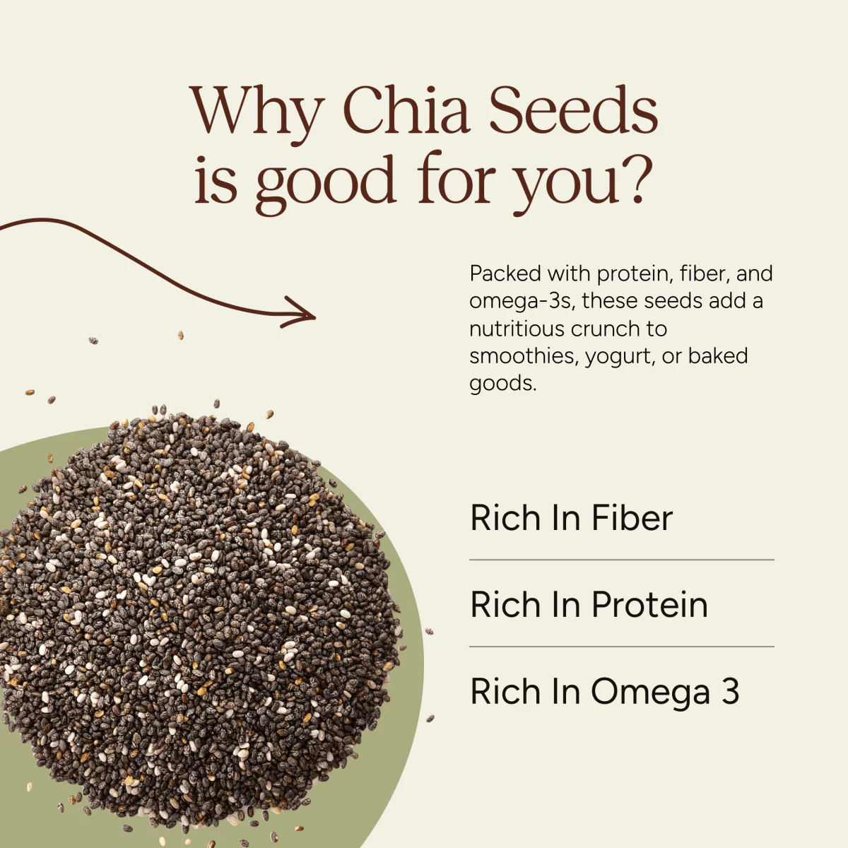 Chia Seeds | Omega-3 & Protein-Rich | 250g - Image 3