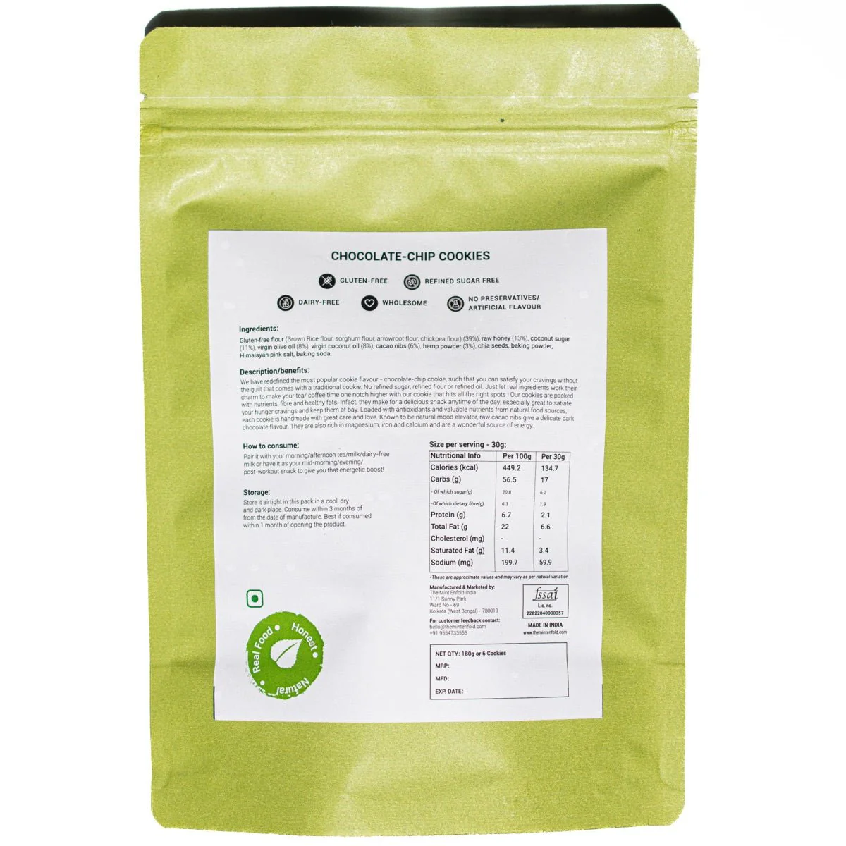 Chocolate-Chip Cookies- Pack of 6 - Image 7