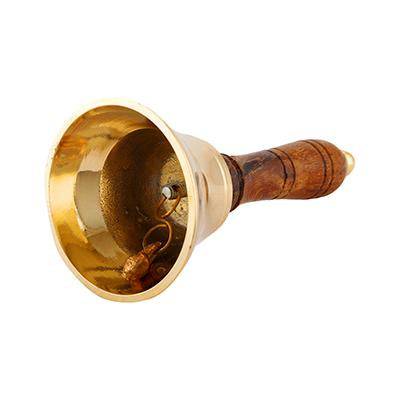 Christmas Brass Shame Hand Bell/Chrome Finish Hand Bells - Image 2