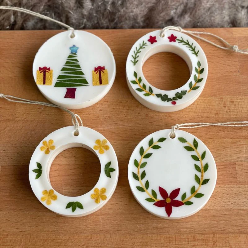 Christmas Wax Ornaments