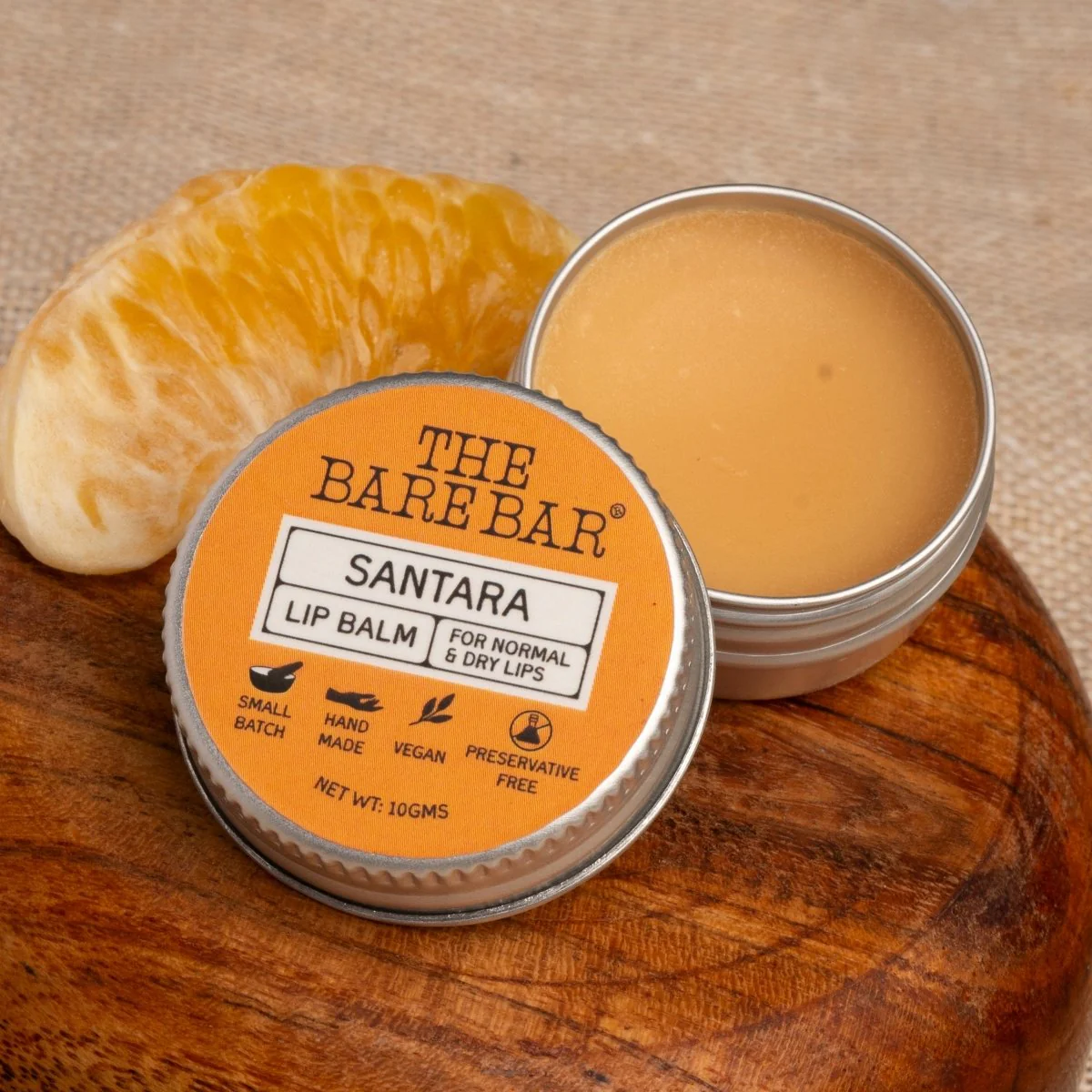 Citrus Santara Lip Balm for Nourished Lips