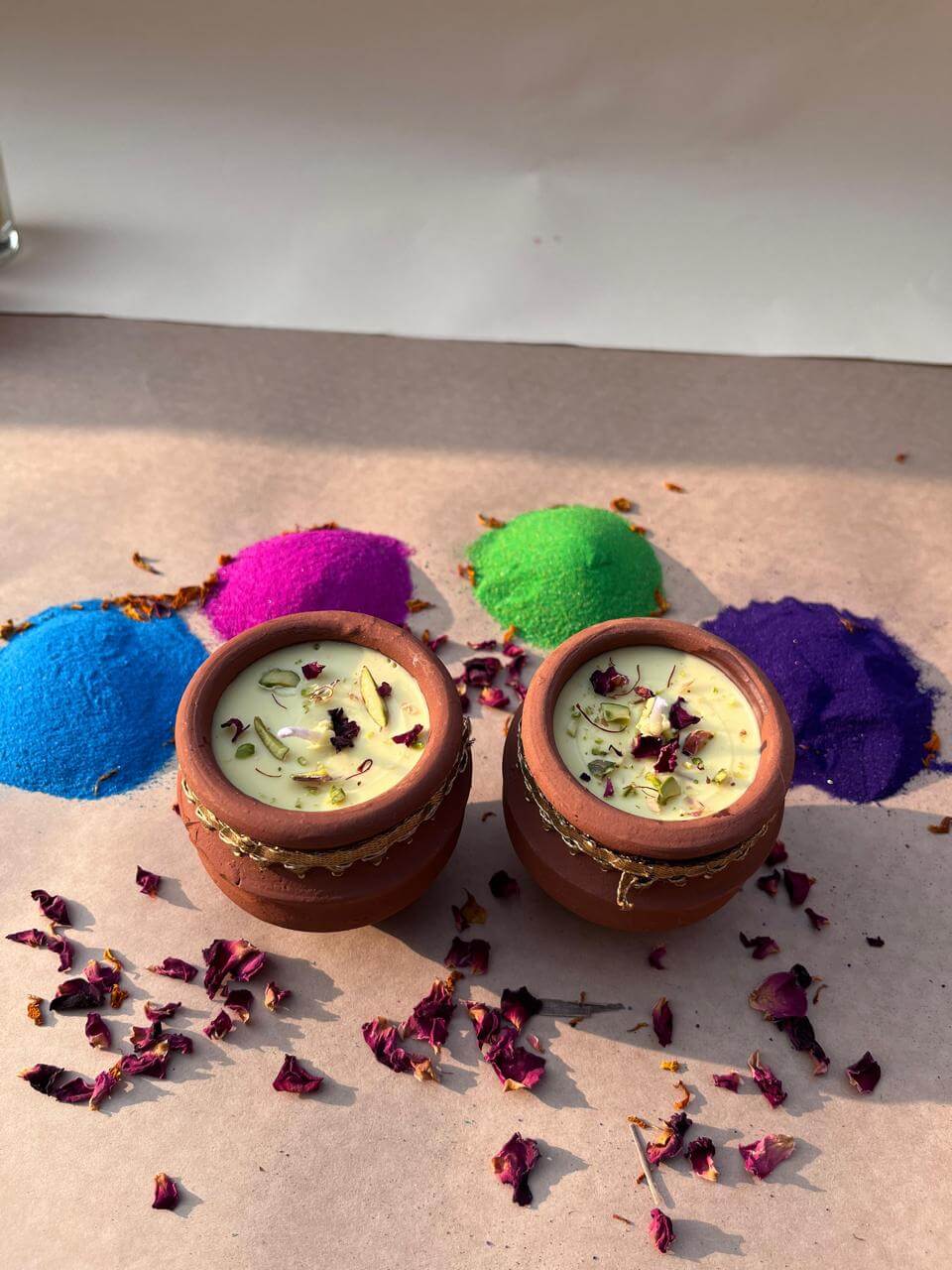 Clay Kulhad Thandai Candle | Handcrafted Eco-Friendly Candle - Image 3