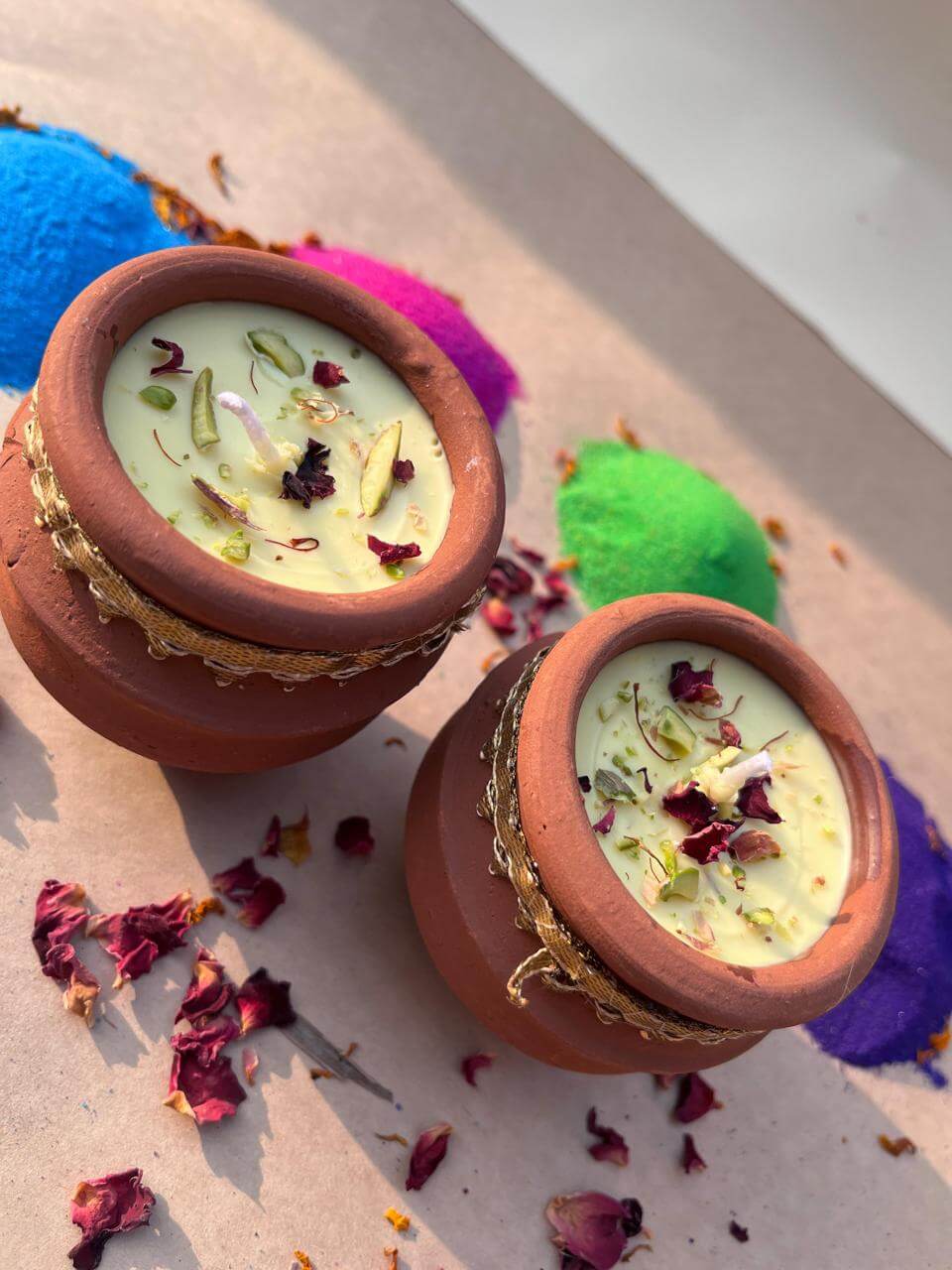 Clay Kulhad Thandai Candle | Handcrafted Eco-Friendly Candle - Image 4