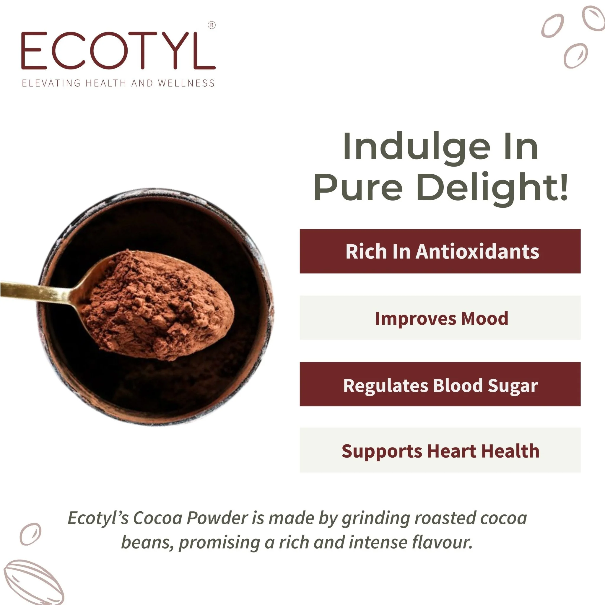 Cocoa Powder | Unsweetened | Perfect for Baking | 150g - Image 3