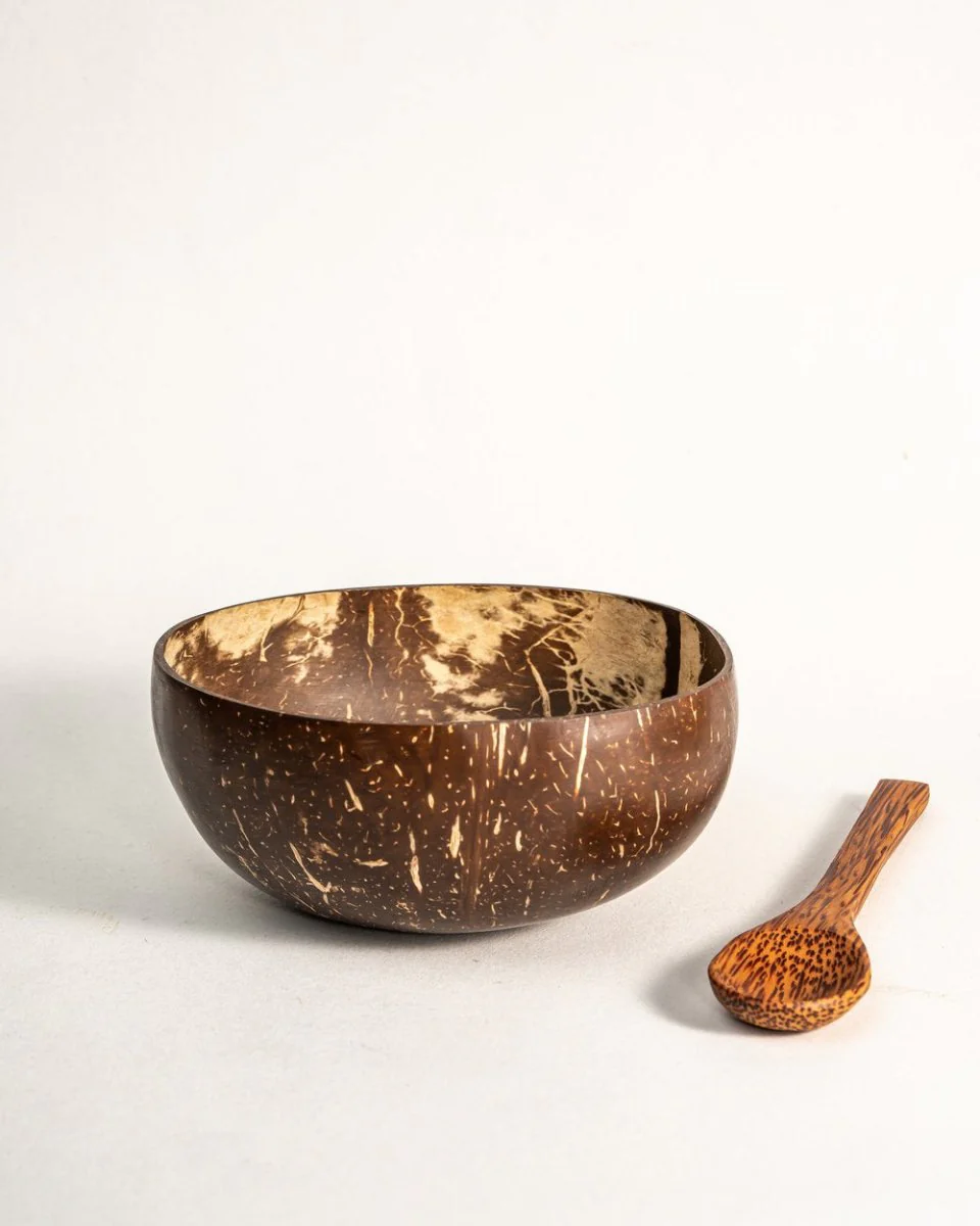 Coconut Bowl /Shell + Spoon,(500 ML, Pack of 1) - Image 7