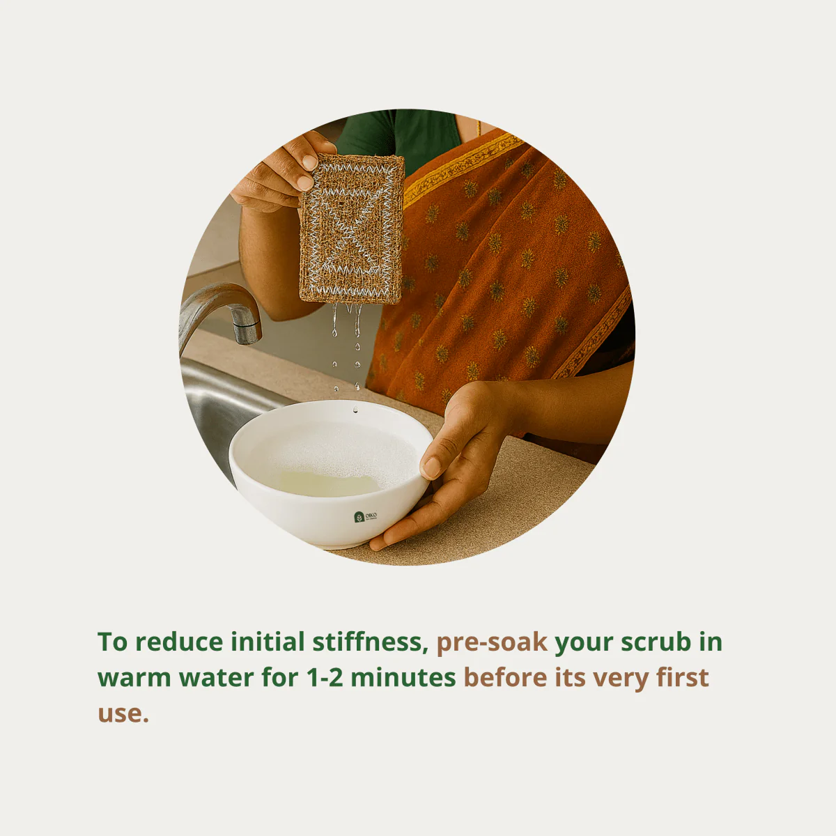 Coconut Coir Cleaning Scrub Pad  | Natural, Biodegradable & Effective - Image 5