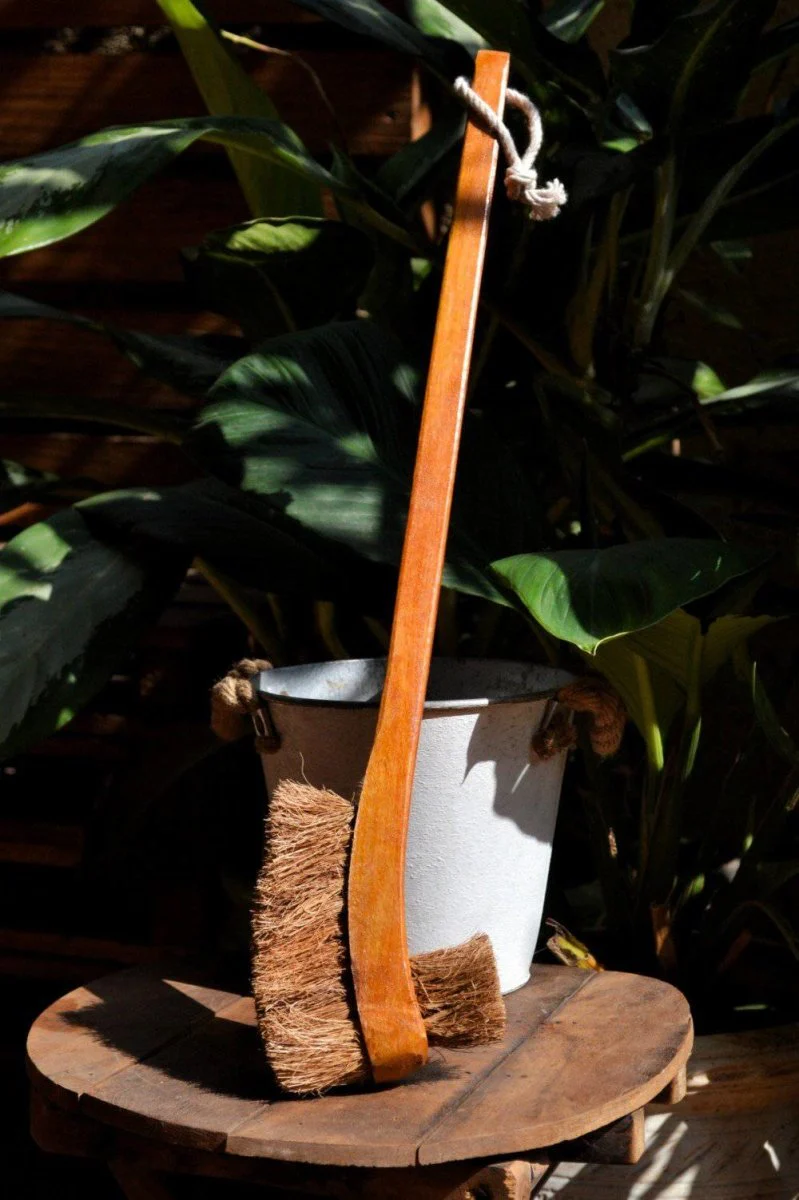 Coconut Coir Double Hockey Toilet Brush - Image 3