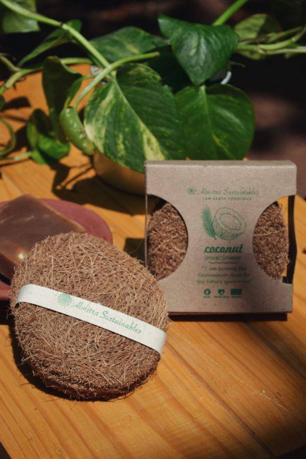 Coconut Fiber Cleaning Kit Pack of 5 Coir Brushes - Image 3