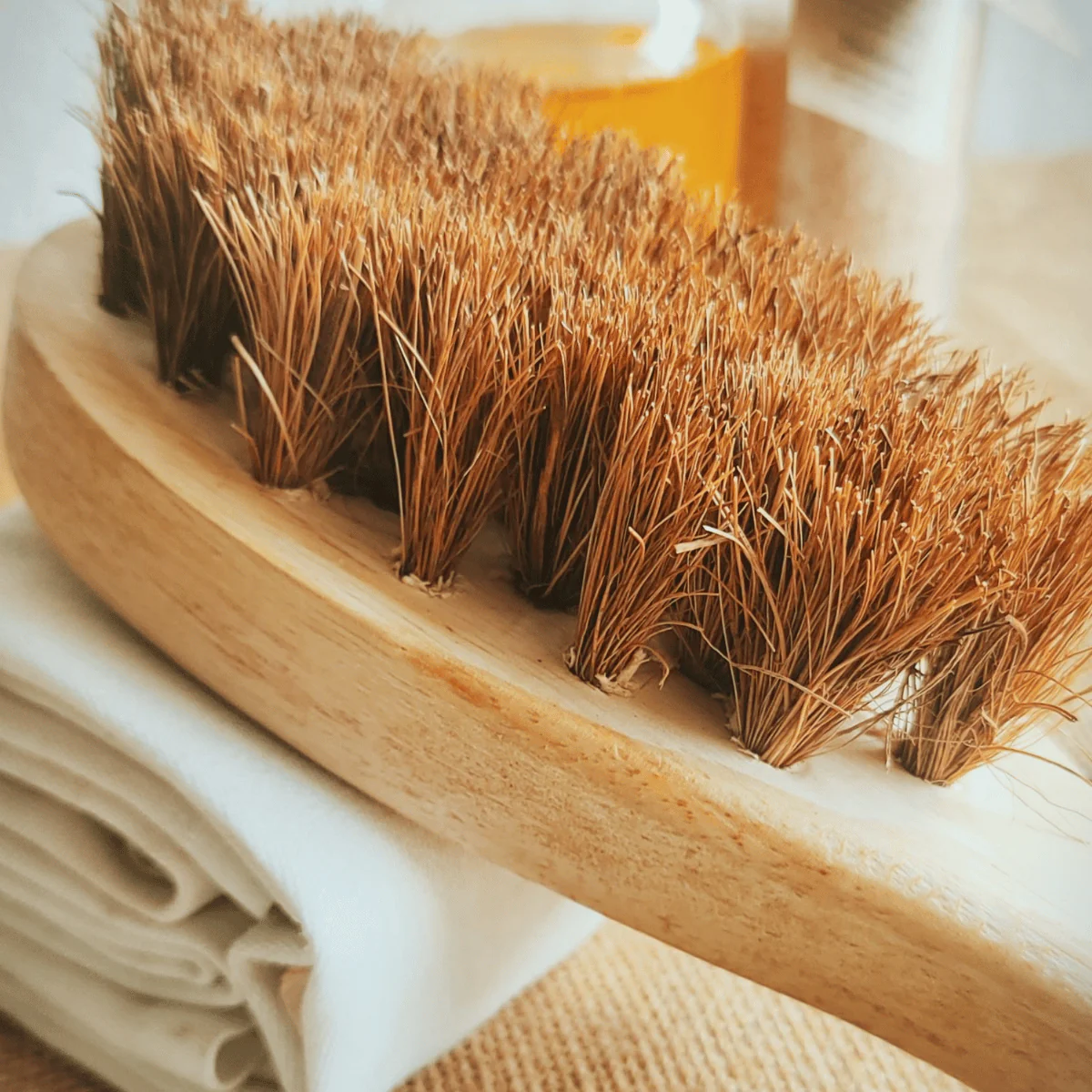 Coconut Fiber Dry Body Brush – Natural Exfoliation Tool - Image 3