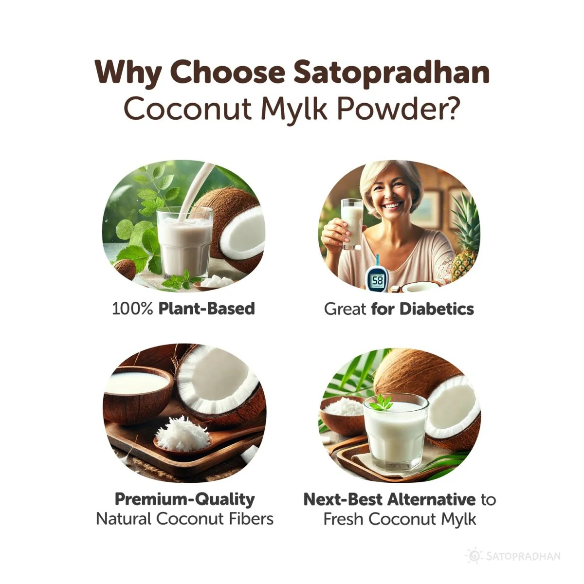 Coconut Mylk Powder 200g- 100% Vegan & Pure Milk Powder - Image 5