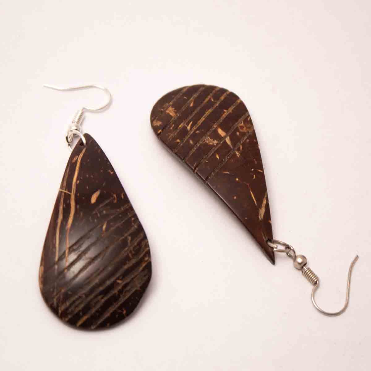 Coconut Shell Earrings / Dangle Earrings - Image 4