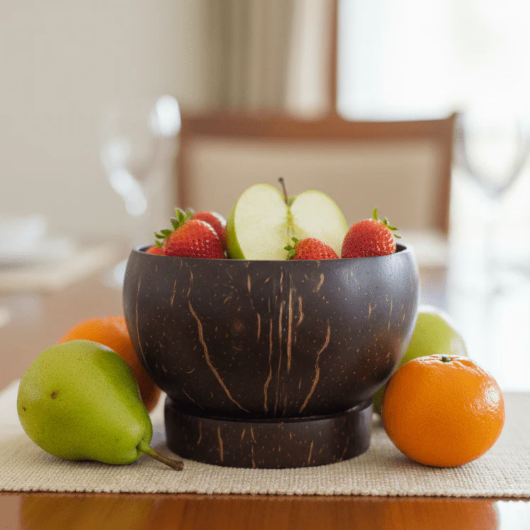Coconut Coconut Shell Bowl | Raw Natural Coconut shell Bowl
