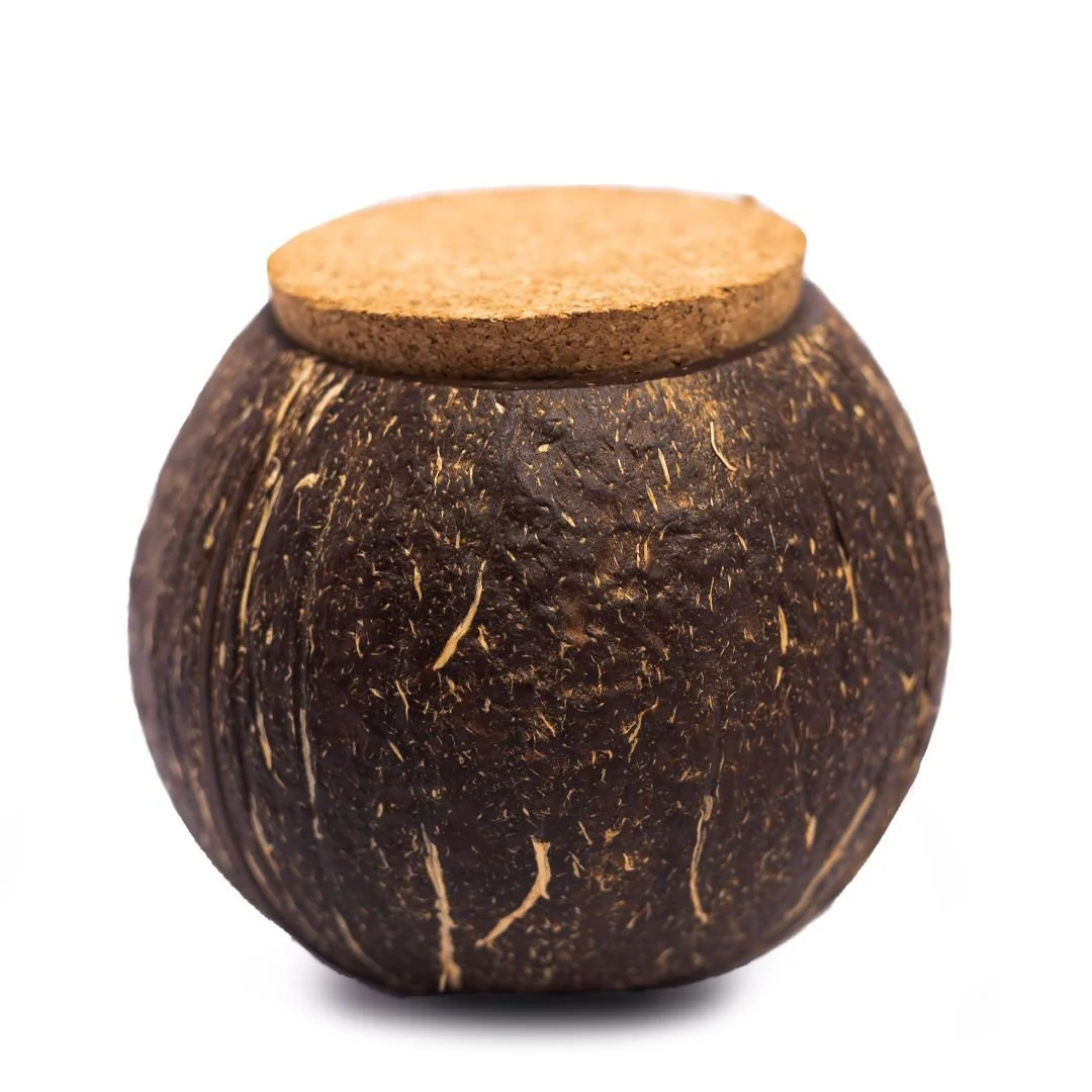 Coconut Shell Tight Storage Containers with Lid (Set of 1) - Image 4