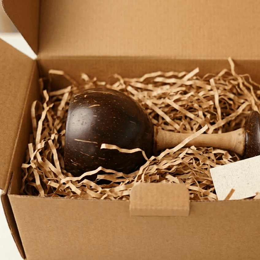 Coconut Shell Wine Cup | Handcrafted Natural Coconut Shell - Image 2