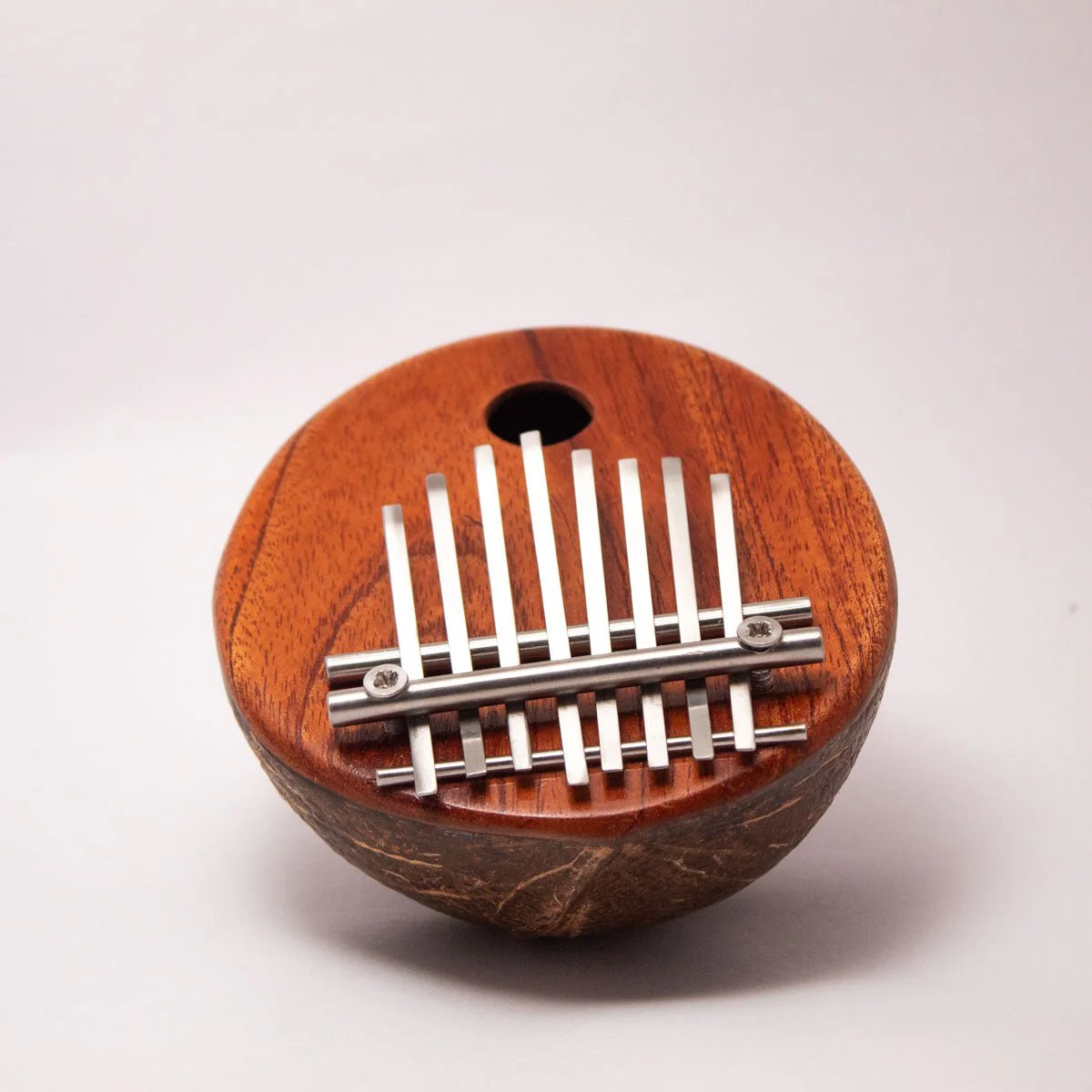 Coconut Shell Kalimba –Thumb Piano, Eco-Friendly Musical Instrument