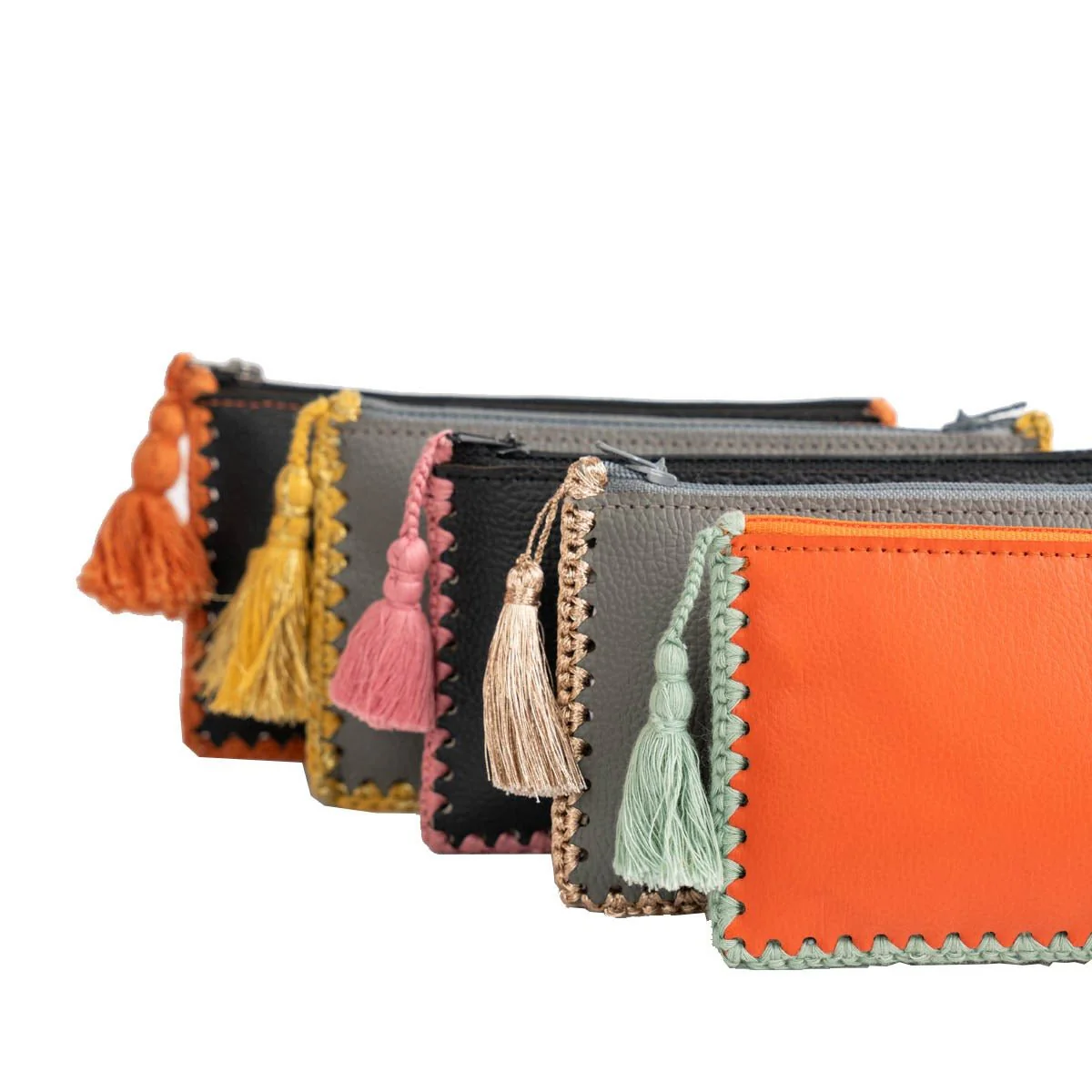 Compact Eco Pouch – Handcrafted from Upcycled Materials - Image 3